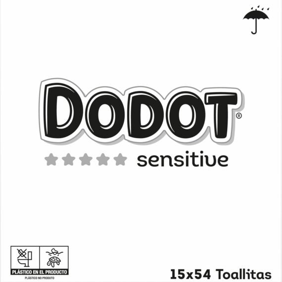 (Envío gratuito)Dodot Dermo Azul Toallitas Caja de 15 x 64 toallitas